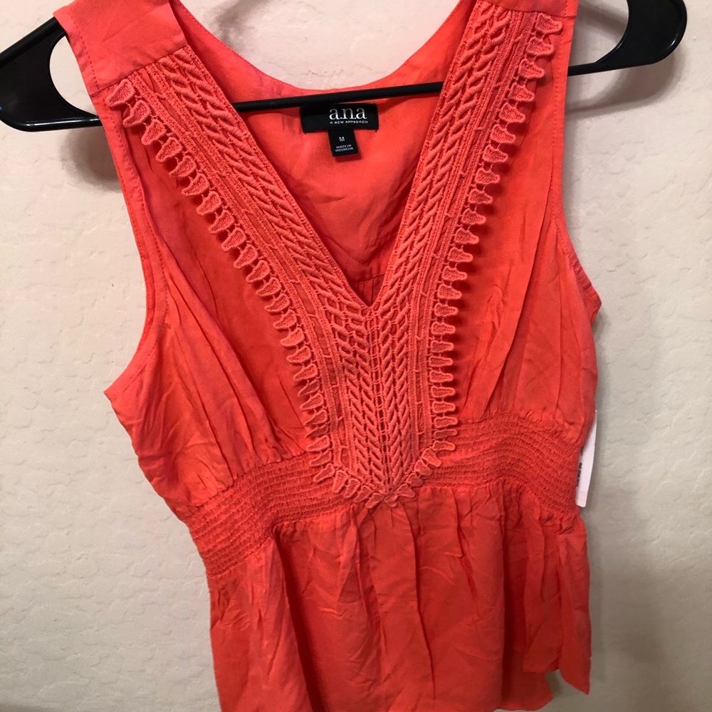 Ana Coral Tank Top